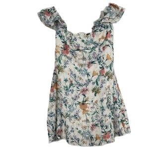 NEW Wild Fable Multicolor Floral Ruffle Blouse